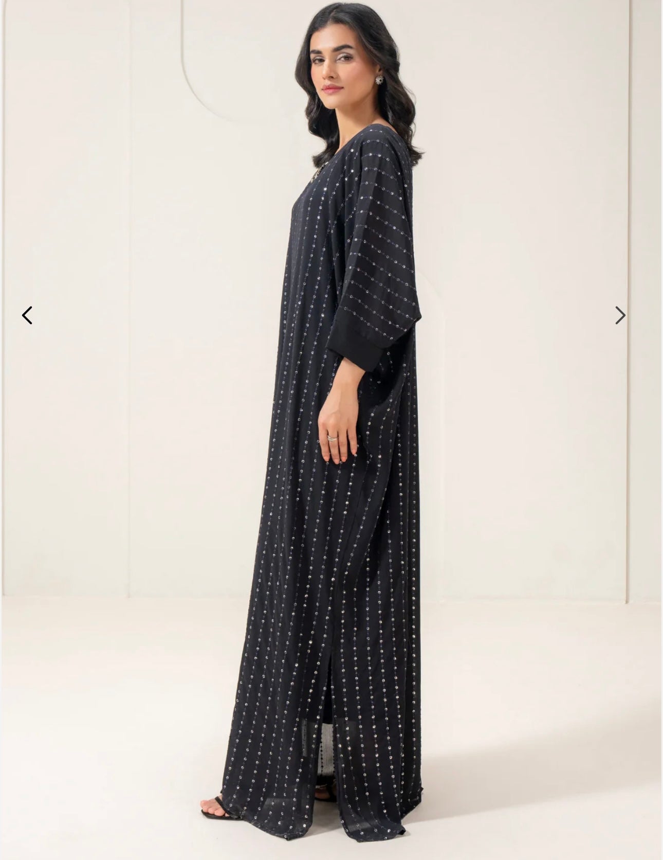 Limelight - Black Navy dazzle kaftan