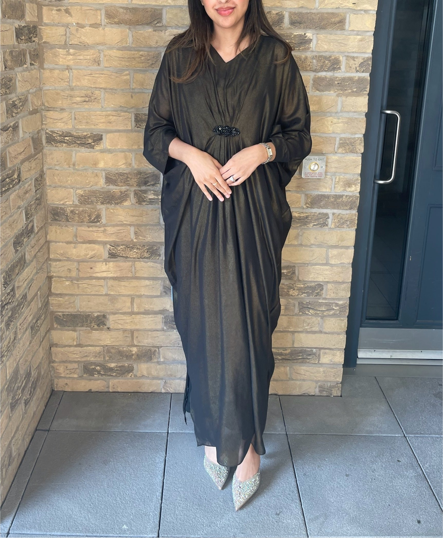 Limelight Gold dust embellished kaftan