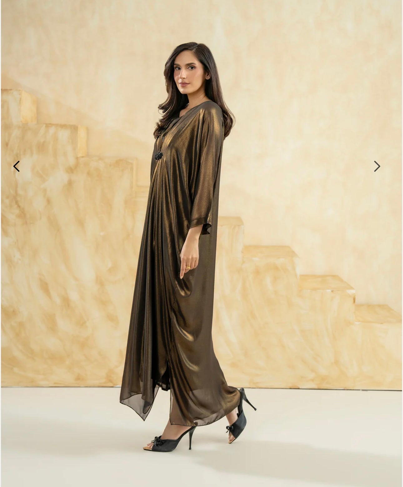 Limelight Gold dust embellished kaftan