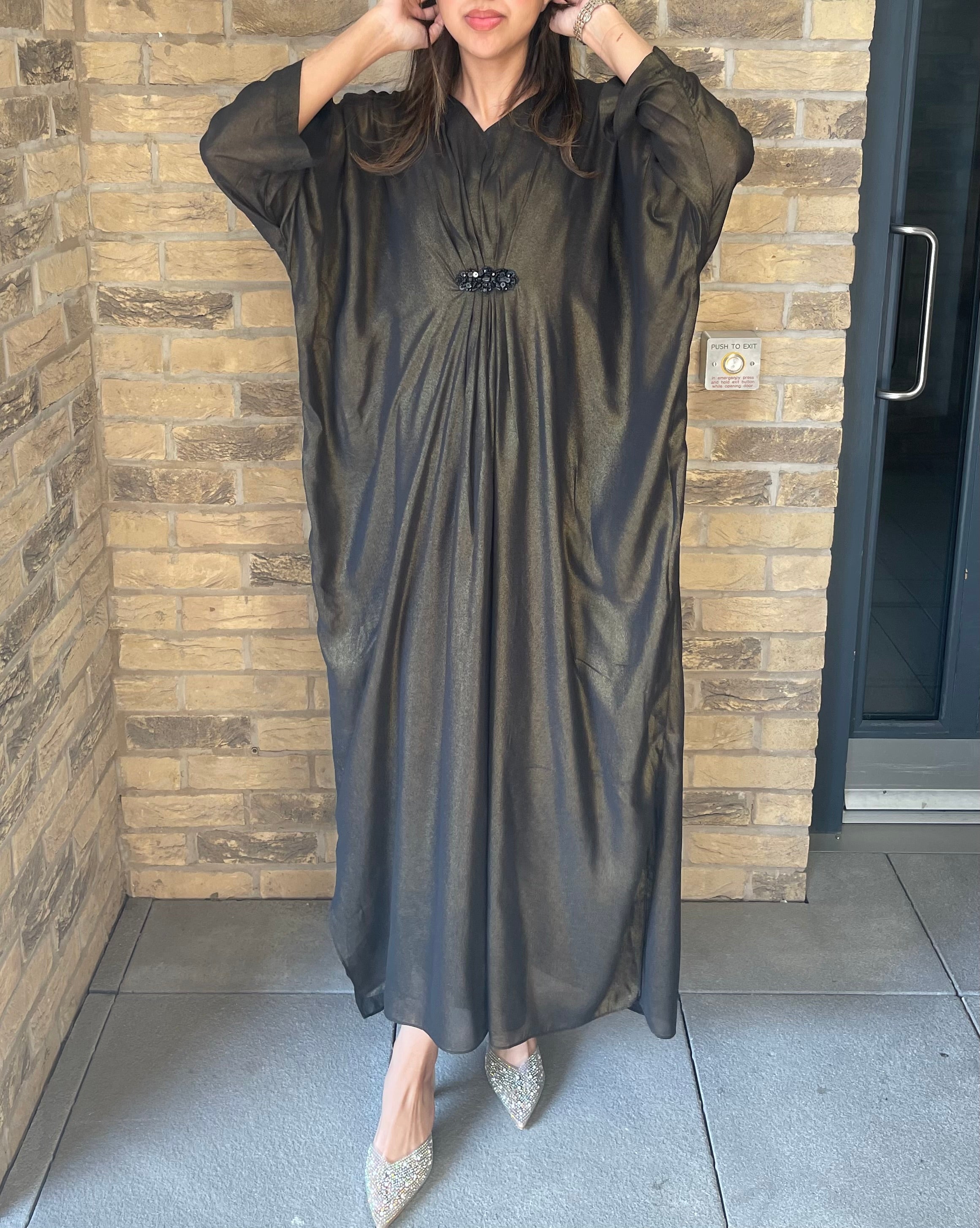 Limelight Gold dust embellished kaftan