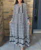 POLLY - Monochrome Tile Dress
