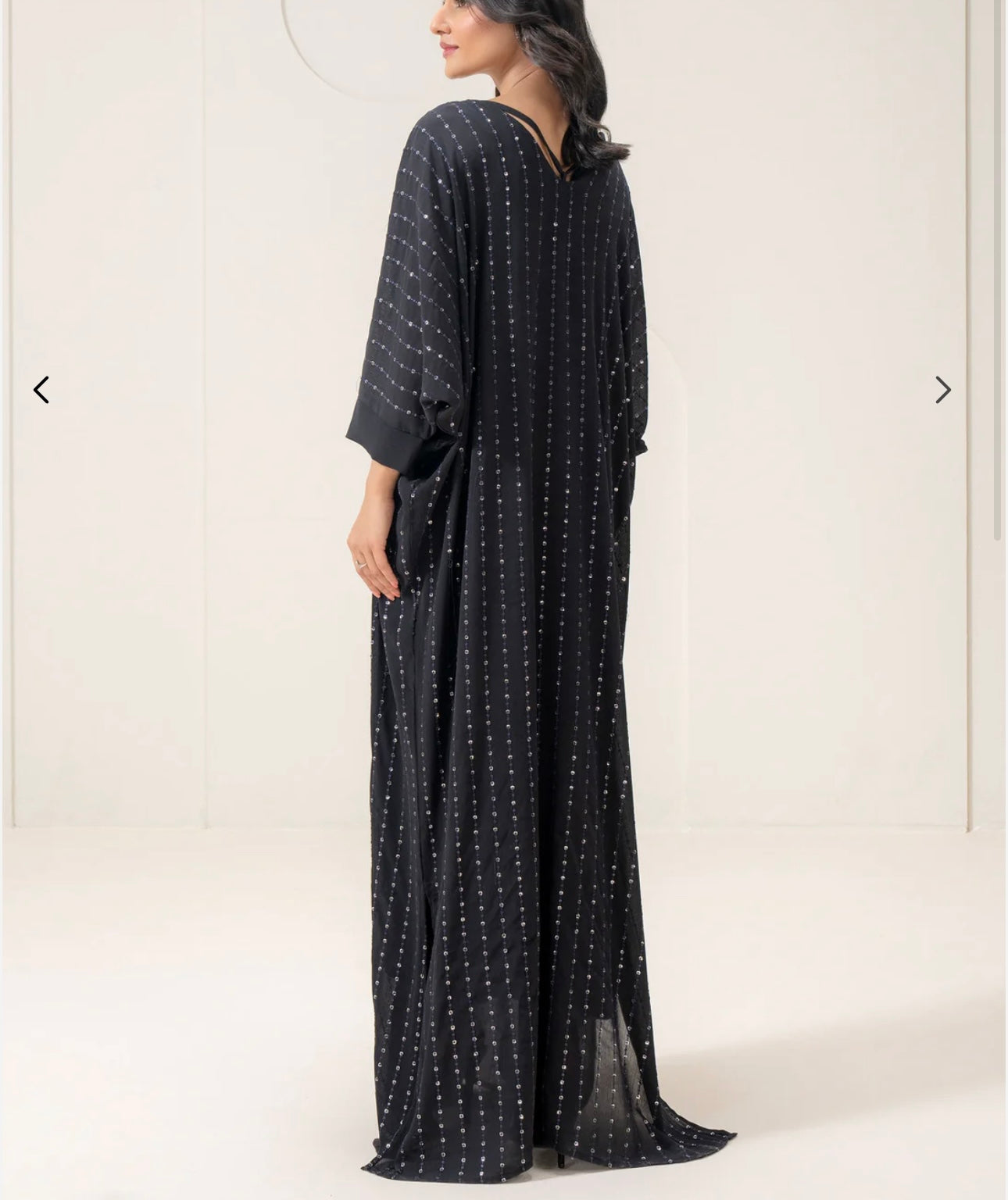 Limelight - Black Navy dazzle kaftan